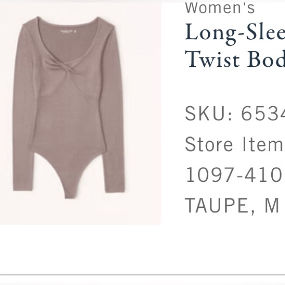 Abercrombie Bodysuit - Picture 5 of 5